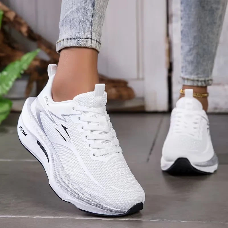 Knitted Mesh Running Sneakers