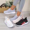 Breathable Knit Slip-On Walking Shoes