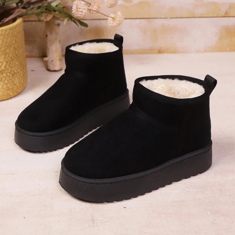 Warm Wool Short Snow Boots