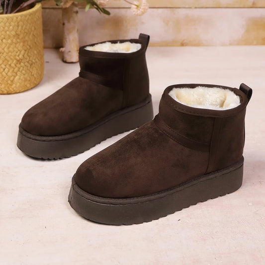 Warm Wool Short Snow Boots