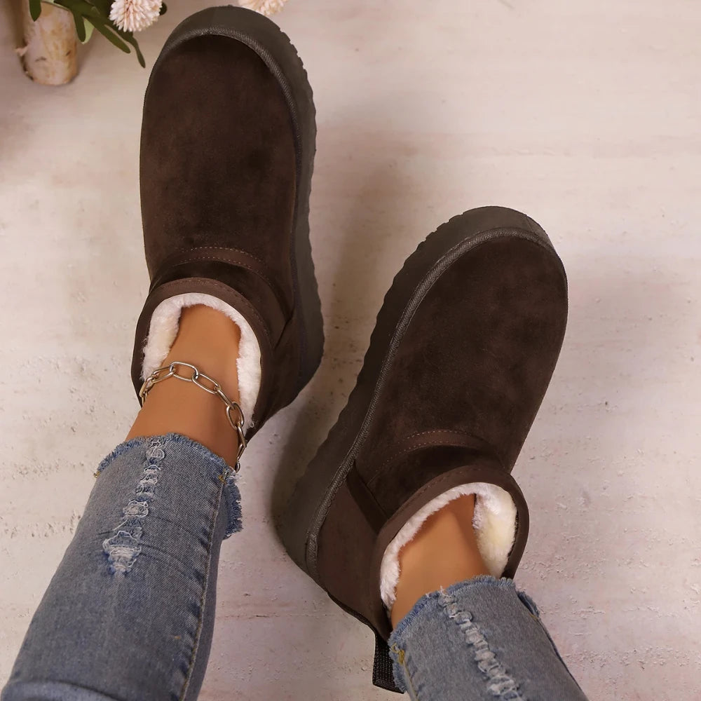 Warm Wool Short Snow Boots