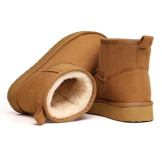 Plush Fur Winter Snow Boots