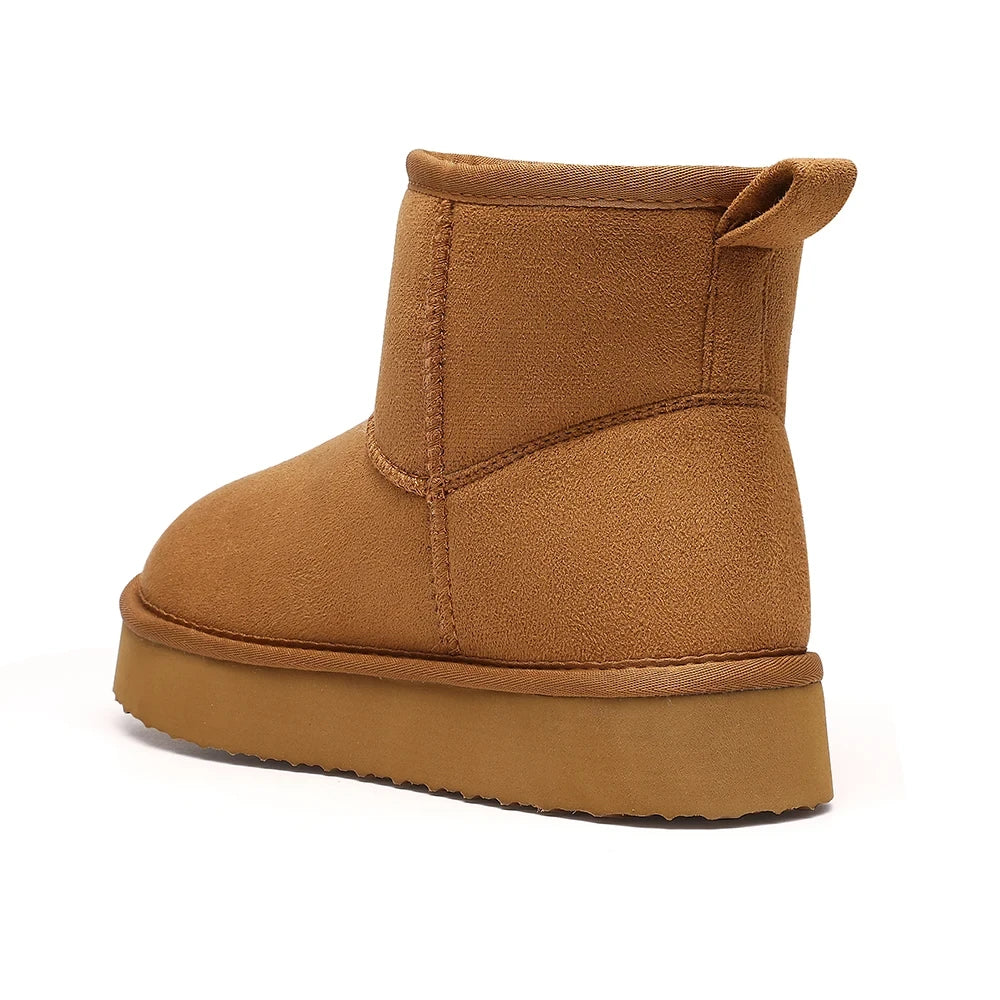 Plush Fur Winter Snow Boots