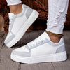 Casual Lace-Up Vulcanized Sneakers