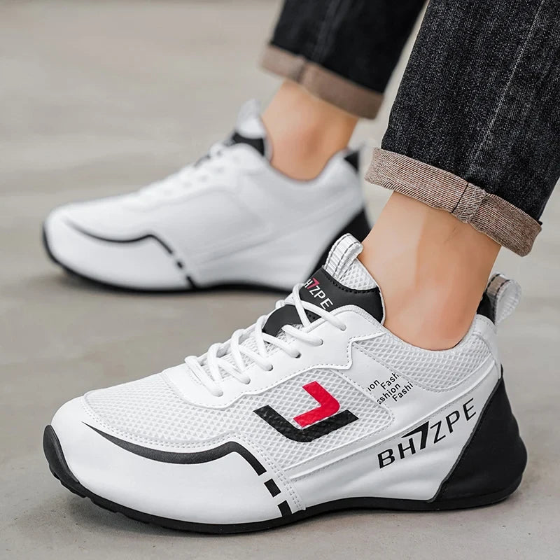 Color-Blocked Breathable Mesh Sneakers