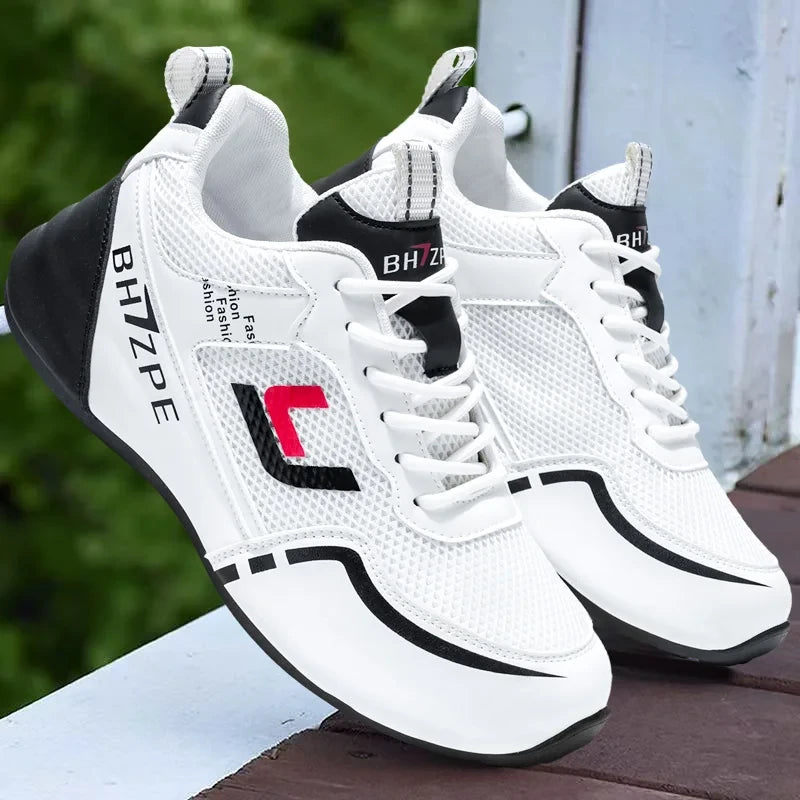 Color-Blocked Breathable Mesh Sneakers