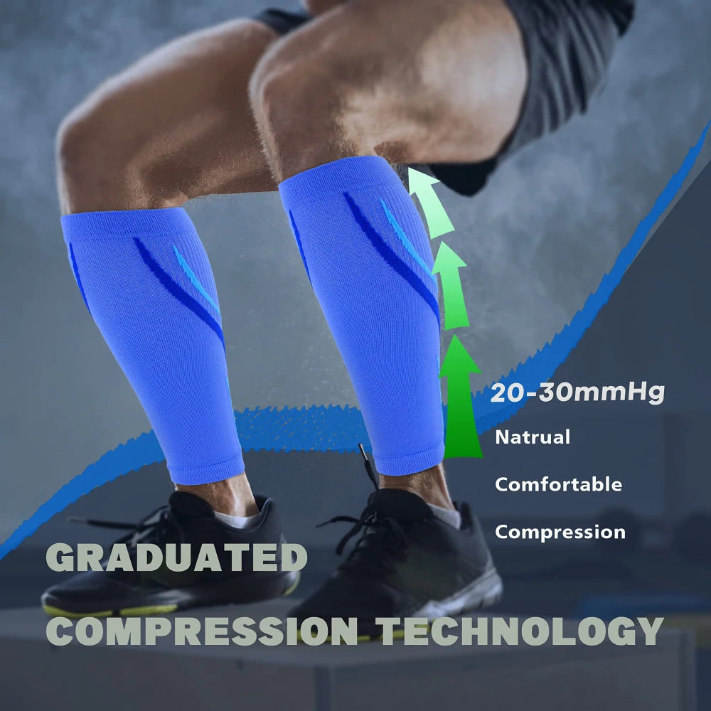 Calf Compression Sleeve Pair