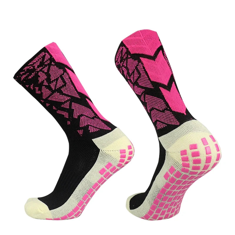 Athletic Anti-Slip Grip Soccer Socks