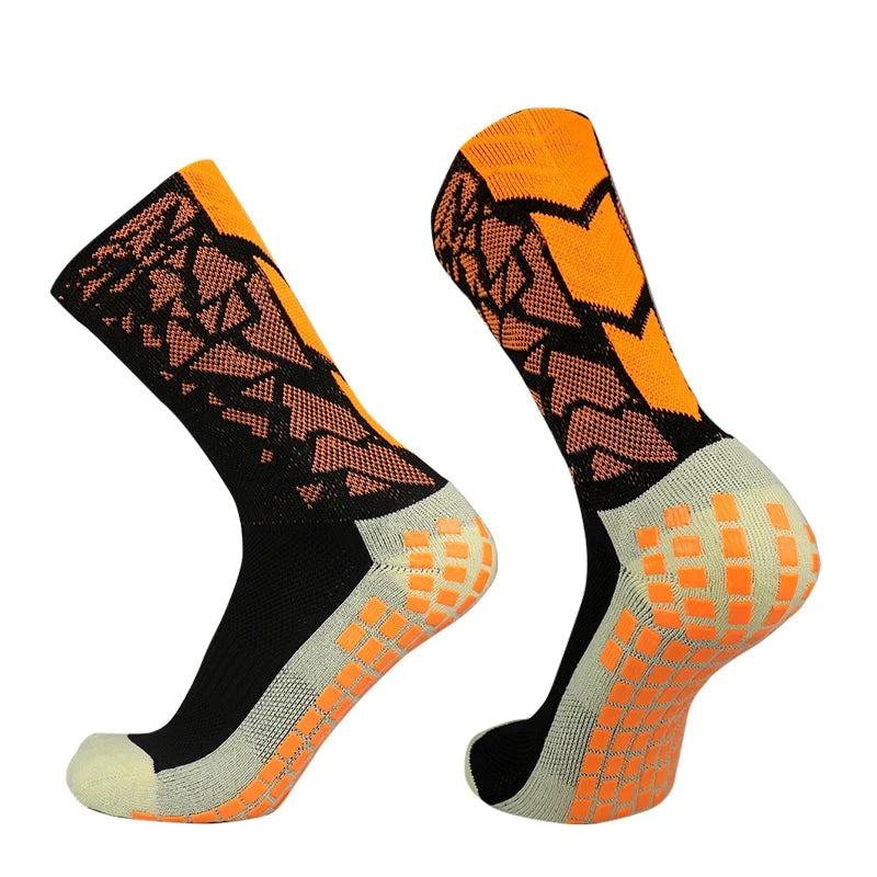 Athletic Anti-Slip Grip Soccer Socks
