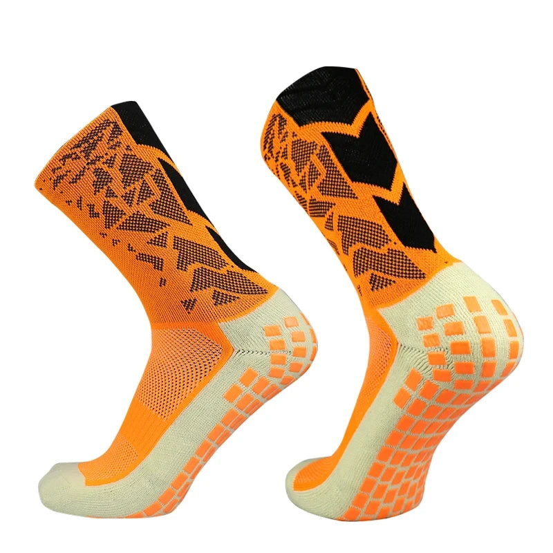 Athletic Anti-Slip Grip Soccer Socks