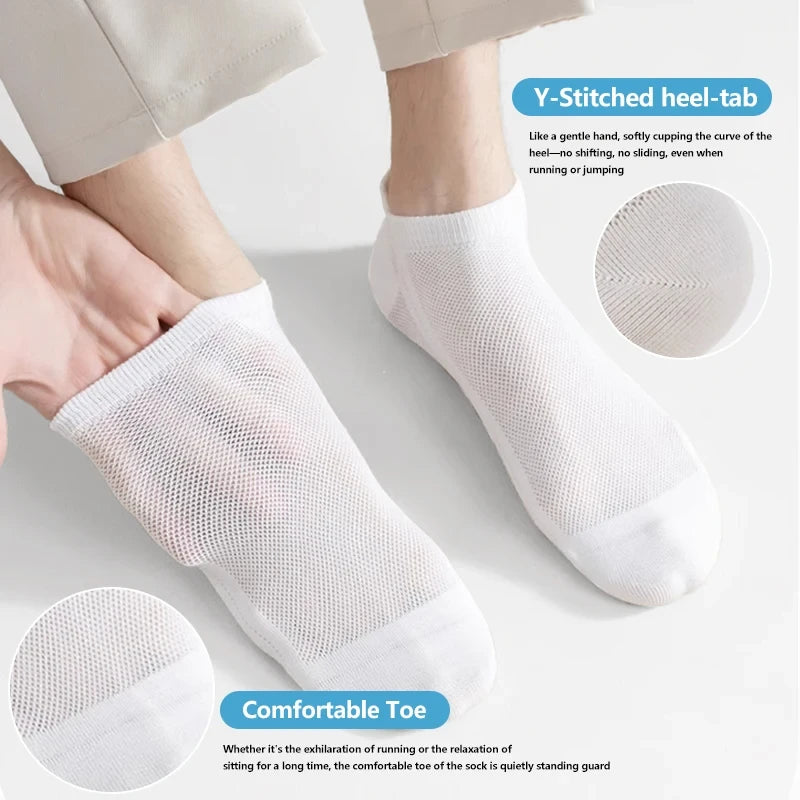 Men's Breathable Mesh Ankle Socks