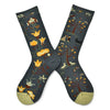 Cartoon Skeleton Street Socks