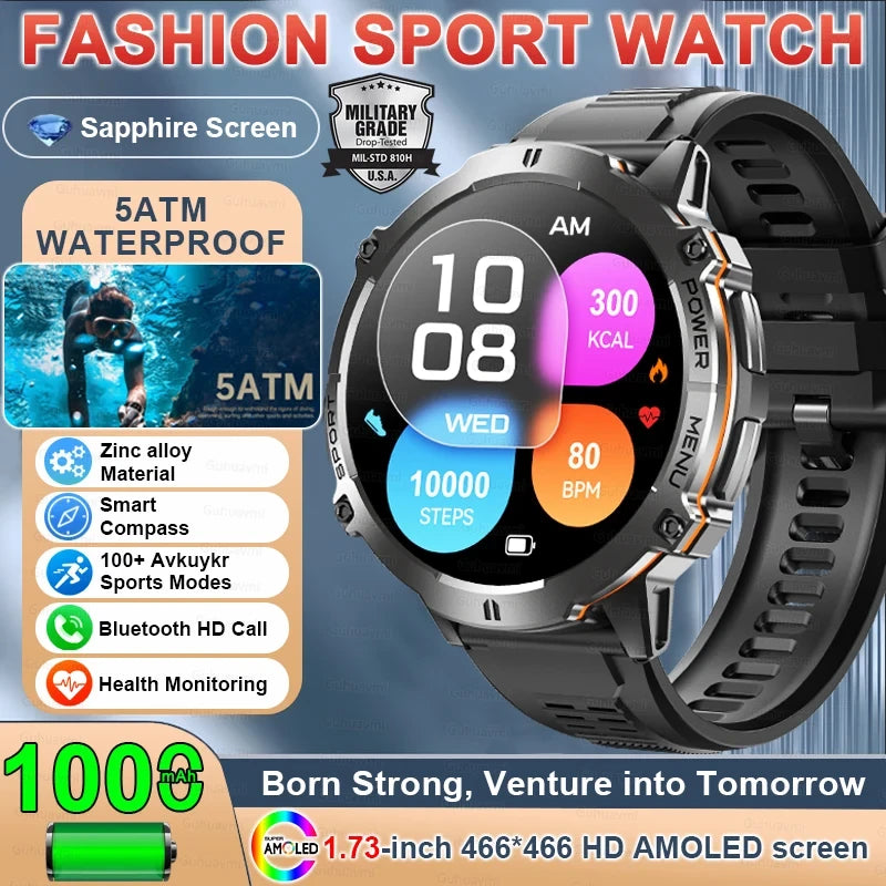 Military-Grade Outdoor Smartwatch