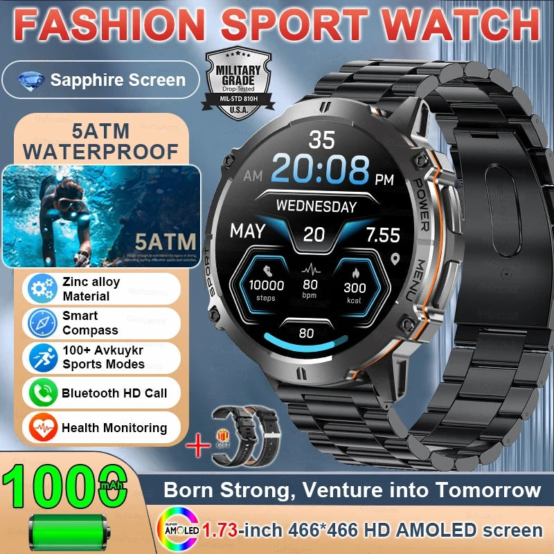Military-Grade Outdoor Smartwatch
