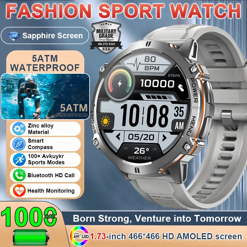 Military-Grade Outdoor Smartwatch