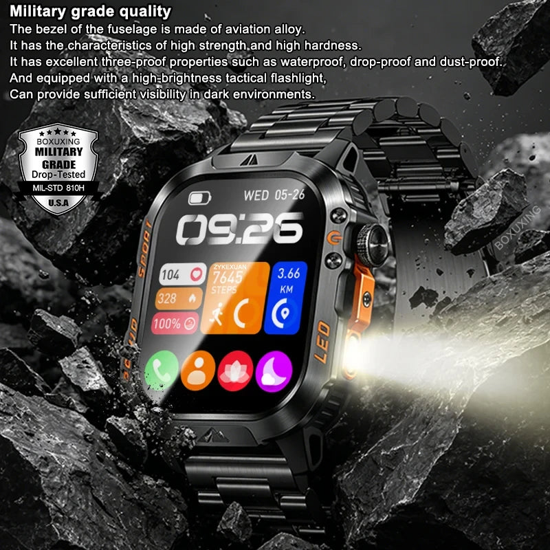 Military-Grade Fitness Smartwatch