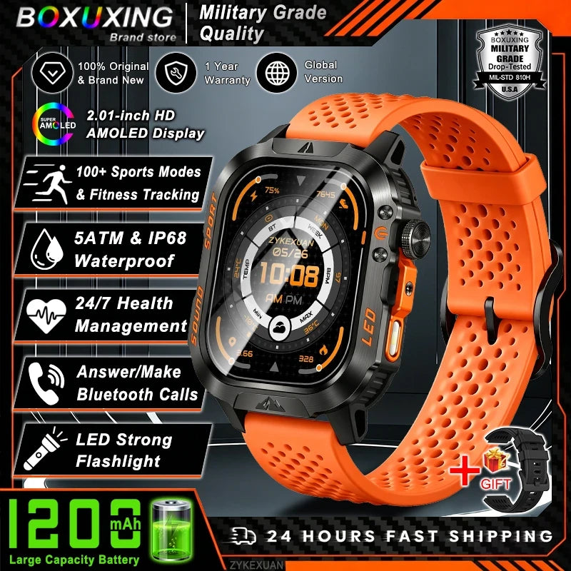 Military-Grade Fitness Smartwatch