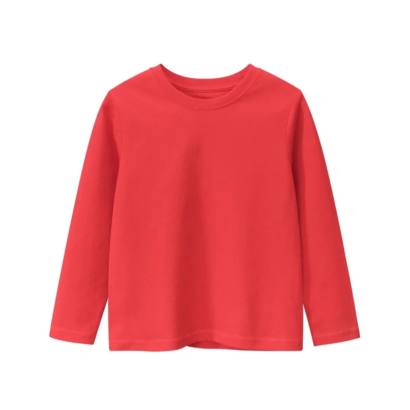 Cotton Long-Sleeve Kids T-Shirt