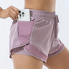 Loose High-Waisted Sports Shorts