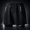 Athletic Swim Trunks with Compression Liner