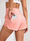 Pink Running Shorts with Pockets