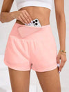 Pink Running Shorts with Pockets