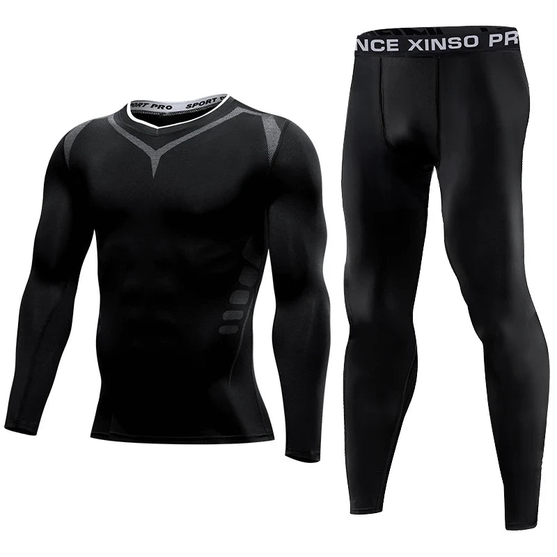 Elastic Compression Sportswear Set