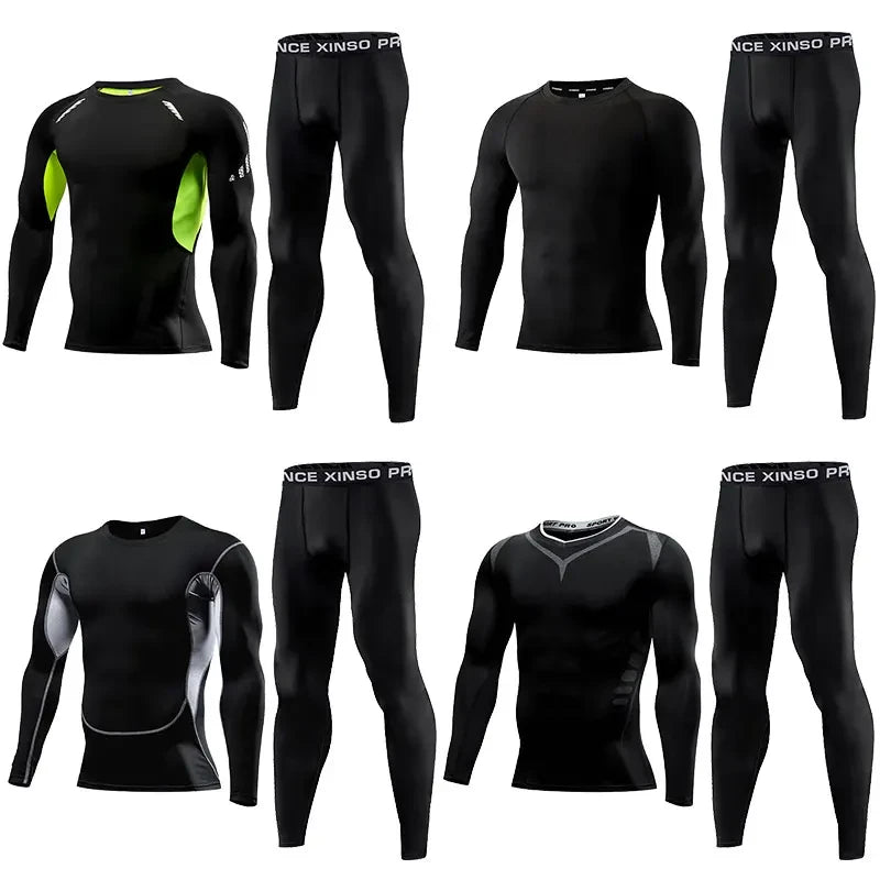 Elastic Compression Sportswear Set