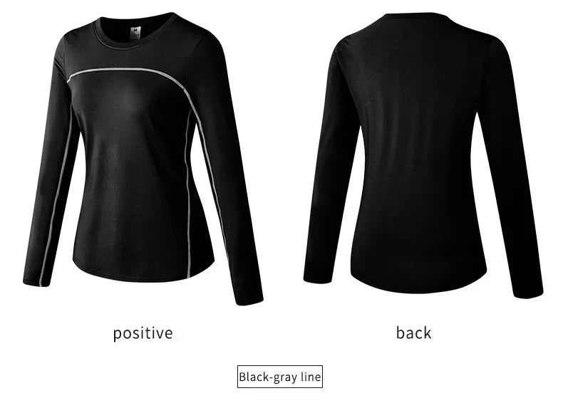 Quick-Dry Stretch Fitness Running Top