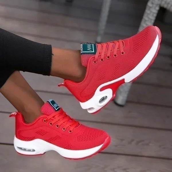 Women's Eco-Friendly Chunky Sneakers - Breathable Mesh for Summer Fun and Adventures