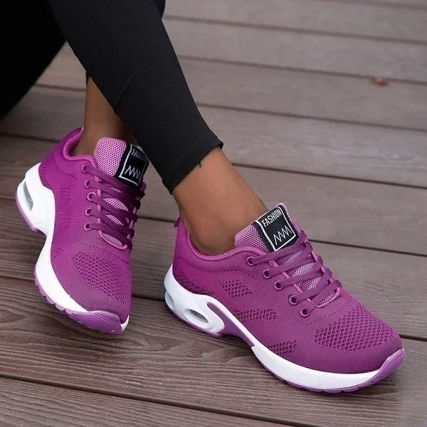 Women's Eco-Friendly Chunky Sneakers - Breathable Mesh for Summer Fun and Adventures