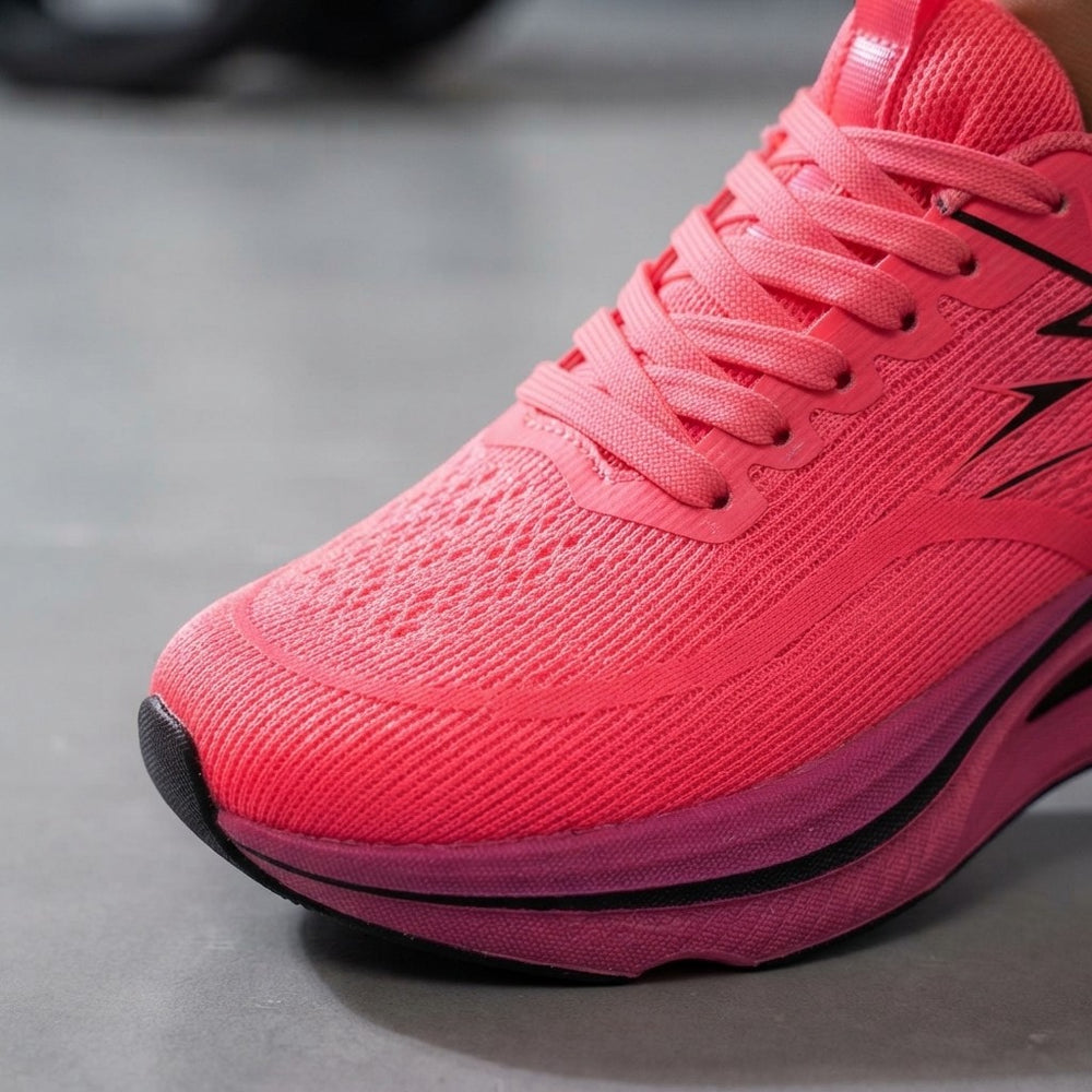 Knitted Mesh Running Sneakers